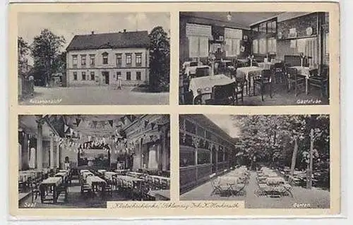 63570 Mehrbild Ak 200 jährige Gaststätte Klatschschänke Schlunzig 1938