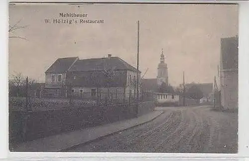 62248 Feldpost Ak Mehltheuer W. Hölzigs Restaurant 1918