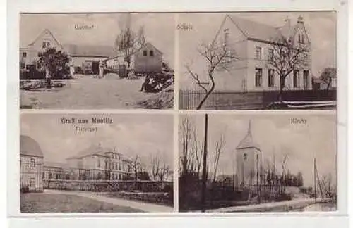 38783 Mehrbild Ak Gruß aus Mautitz Gasthof usw. 1914