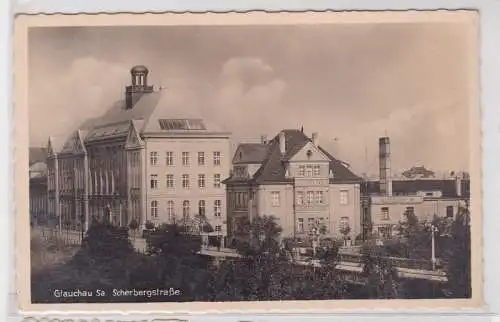 91071 Ak Glauchau in Sachsen Scherbergstrasse 1940