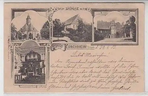 59478 Mehrbild Ak Gruß aus Forchheim im Erzgebirge 1909