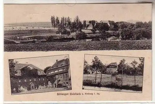 59676 Mehrbild Ak Rittergut Halsbach bei Freiberg in Sachsen 1918