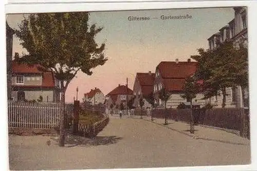 58887 Ak Gittersee Gartenstrasse um 1910