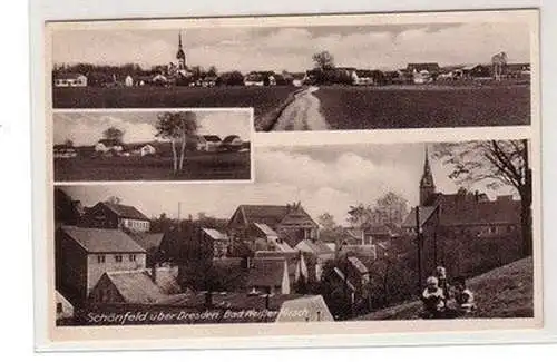 58555 Mehrbild Ak Schönfeld über Dresden Bad Weißer Hirsch 1942