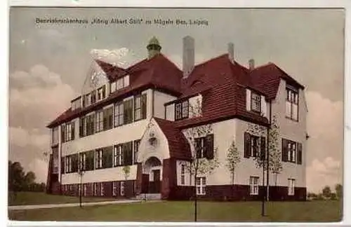 41717 Ak Bezirkskrankenhaus zu Mügeln bei Leipzig 1911