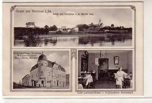 41002 Mehrbild Ak Gruß aus Nerchau in Sachsen 1918