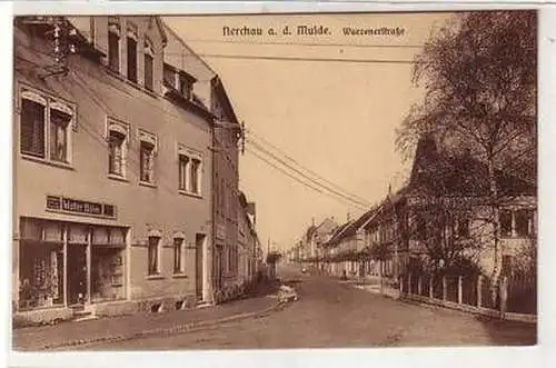 40981 Ak Nerchau a.d. Mulde Wurznerstraße um 1910