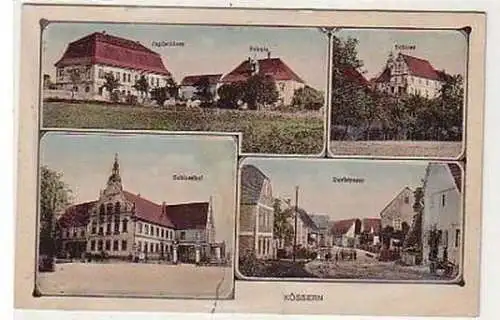 37647 Mehrbild Ak Kössern Schule usw. um 1910