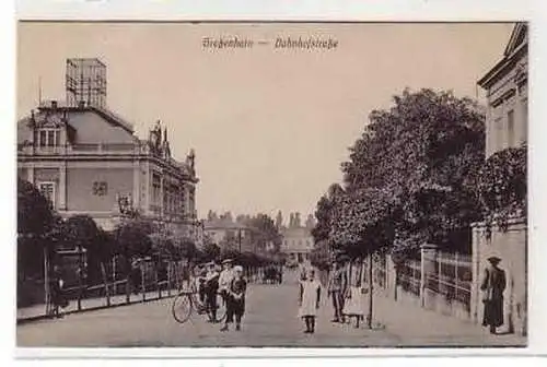 40934 Ak Großenhain Bahnhofstraße 1918