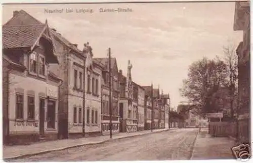 15841 Ak Naunhof bei Leipzig Gartenstrasse 1942