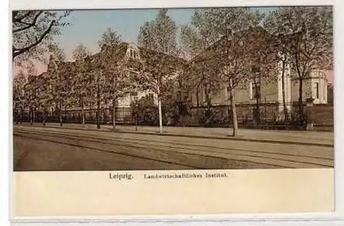 12/29 Ak Leipzig Landwirtschaftliches Institut um 1910