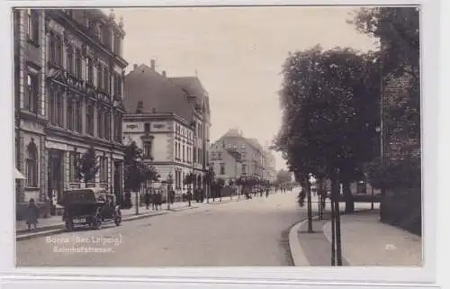 12322 Ak Borna (Bez. Leipzig) Bahnhofstrasse 1929