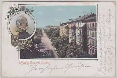 1/102 Ak Leipzig Bismarckstrasse 1902