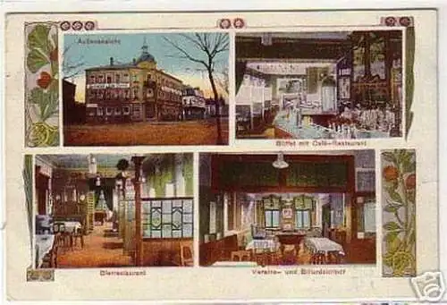 07291 Ak Mügeln Bez. Dresden Scharres Restaurant 1917