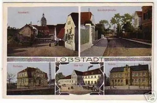 06922 Mehrbild Ak Lobstädt Gasthof usw. um 1920