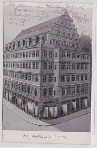 88287 Ak Zentral-Meßpalast Leipzig 1916