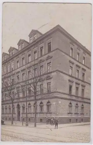 88852 Foto Ak Leipzig Kleinzschocher Wohnhaus um 1909