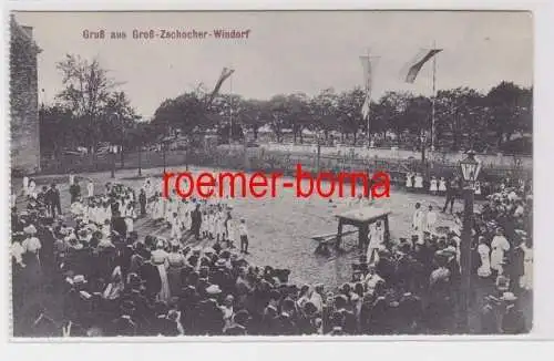 87775 Ak Gruß aus Groß-Zschocher-Windorf (Leipzig) Sportfest um 1920