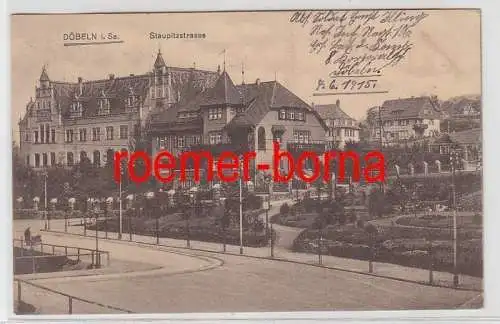 74512 Feldpost Ak Döbeln in Sachsen Staupitzstrasse 1915