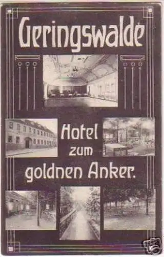 75510 Ak Geringswalde Hotel Zum goldenen Anker 1906