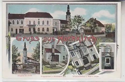 69067 Mehrbild Ak Gruss aus Hochkirch Heinrichs Gasthof usw. um 1910