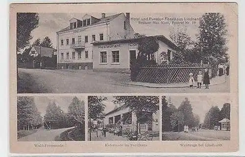 59531 Mehrbild Ak Hotel und Pension Forsthaus Lindhardt 1920