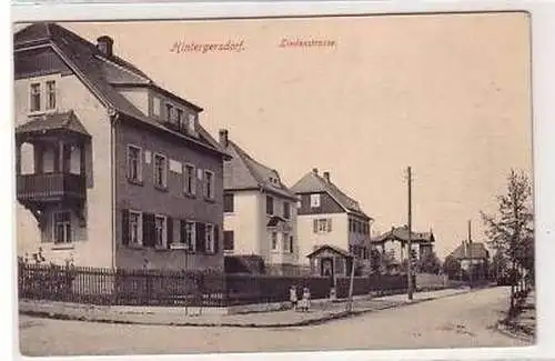 41367 Ak Hintergersdorf Lindenstrasse um 1910