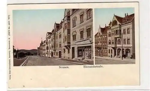 41136 Mehrbild Ak Nossen Bismarckstrasse um 1910