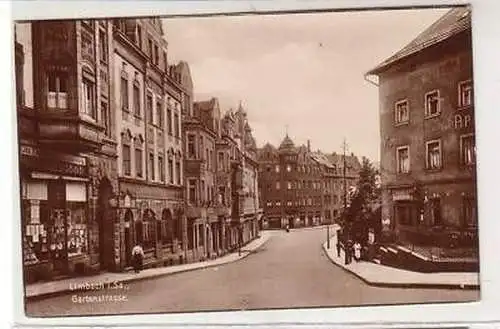 41100 Ak Limbach in Sachsen Gartenstrasse um 1920