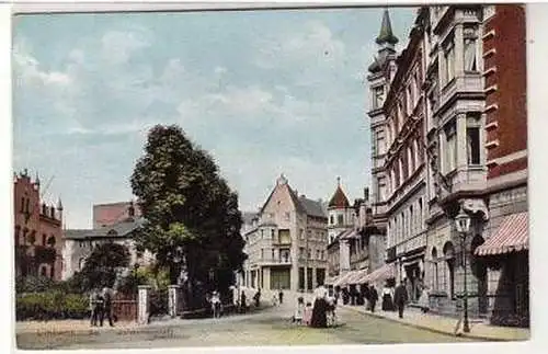 41126 Ak Limbach in Sachsen Johannisplatz 1911