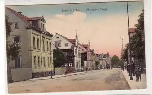 41103 Ak Limbach in Sachsen Chemnitzer Straße um 1920