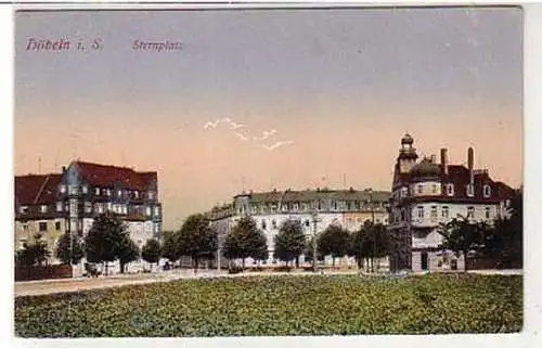 37071 Ak Döbeln in Sachsen Sternplatz 1910