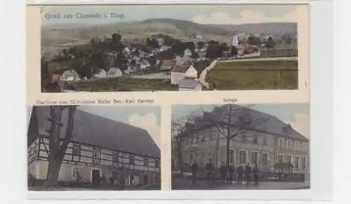 36935 Mehrbild Ak Gruß aus Clausnitz im Erzgebirge 1910