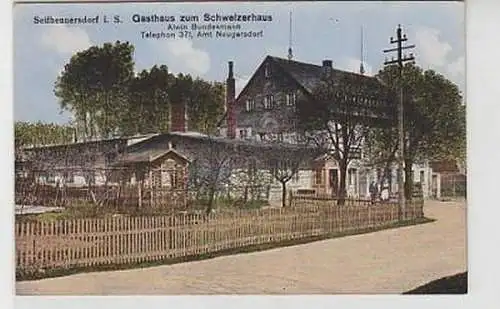 36900 Ak Seifhennersdorf Gasthaus zum Schweizerhaus