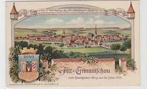 36912 Ak Lithographie Alt-Crimmitschau 1414-1914