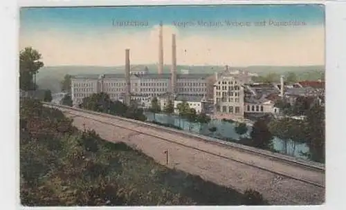 36860 Ak Lunzenau Weberei und Papierfabrik um 1910