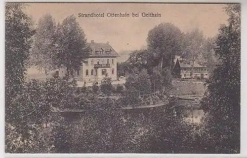 23778 Ak Strandhotel Ottenhain bei Geithain um 1910