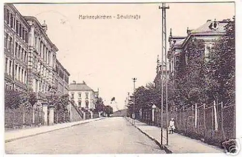 15094 Ak Markneukirchen Schulstrasse 1915