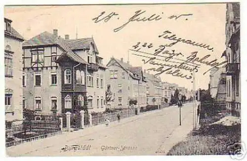 14358 Ak Burgstädt Gärtner Strasse 1909