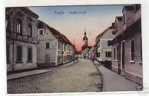 10565 Ak Taucha Dewitz Strasse um 1920