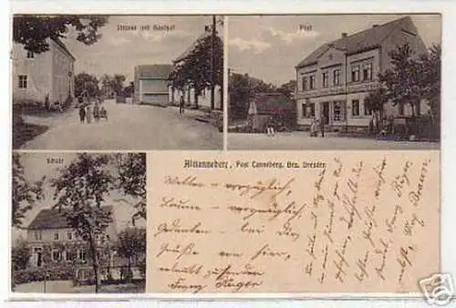 08581 Ak Alttanneberg Bez. Dresden Gasthof usw. 1912