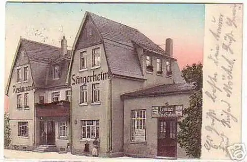 08494 Ak Taura Restaurant Sängerheim & Kino Salon 1914