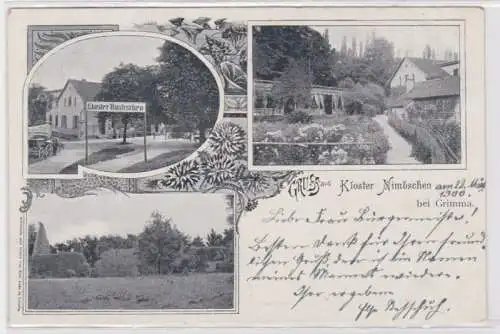 95276 Mehrbild Ak Gruss aus Kloster Nimbschen bei Grimma 1900