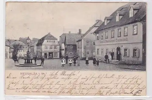 91126 AK Neusalza in Sachsen - Hotel & Restaurant Tuchatsch & Drogerie 1905