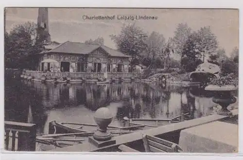 88467 Ak Charlottenhof Leipzig-Lindenau 1918