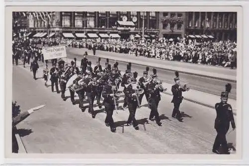 87730 AK Offizielle Festzugspostkarte 20. deutsches Bundesschießen Leipzig 1934