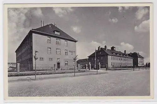 87387 AK Hindenburg Kaserne - Nachrichten Abteilung 14 Leipzig - 1919