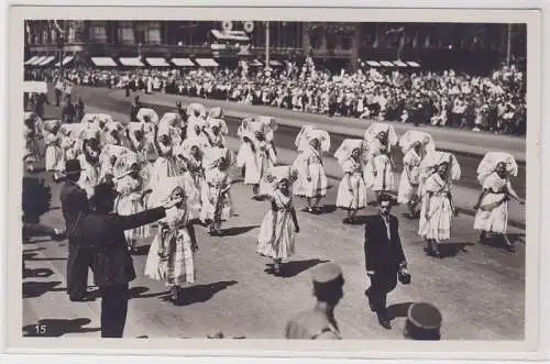 87844 Offizielle Festzugspostkarte 20. Deutsches Bundesschießen Leipzig 1934