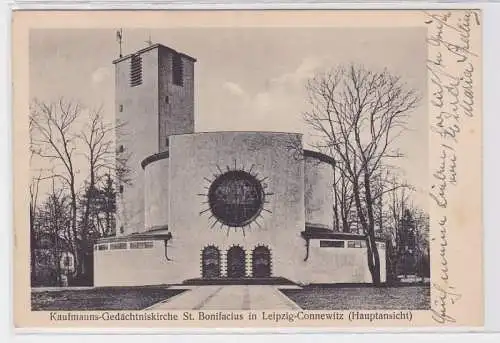 87030 AK Kaufmanns-Gedächtniskirche St. Bonifacius in Leipzig-Connewitz 1932