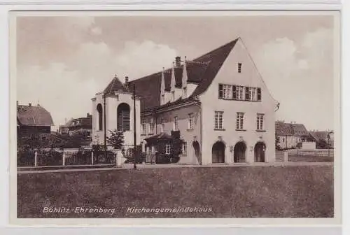 87211 AK Böhlitz-Ehrenberg - Kirchengemeindehaus um 1920